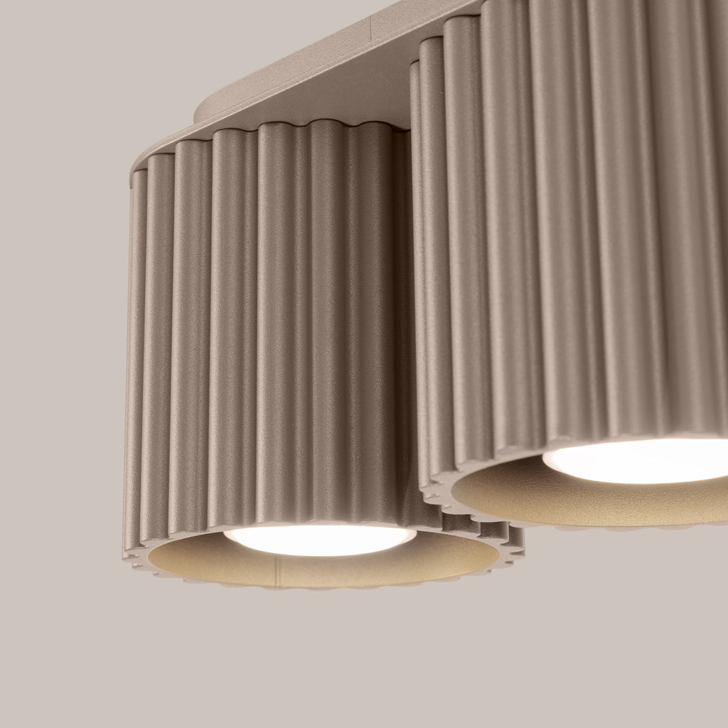 Deckenleuchte - Spot - Strahler AURA 2 taupe GU10 Sollux Lighting