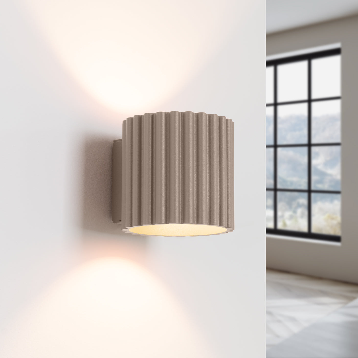 Wandleuchte AURA taupe G9 Sollux Lighting