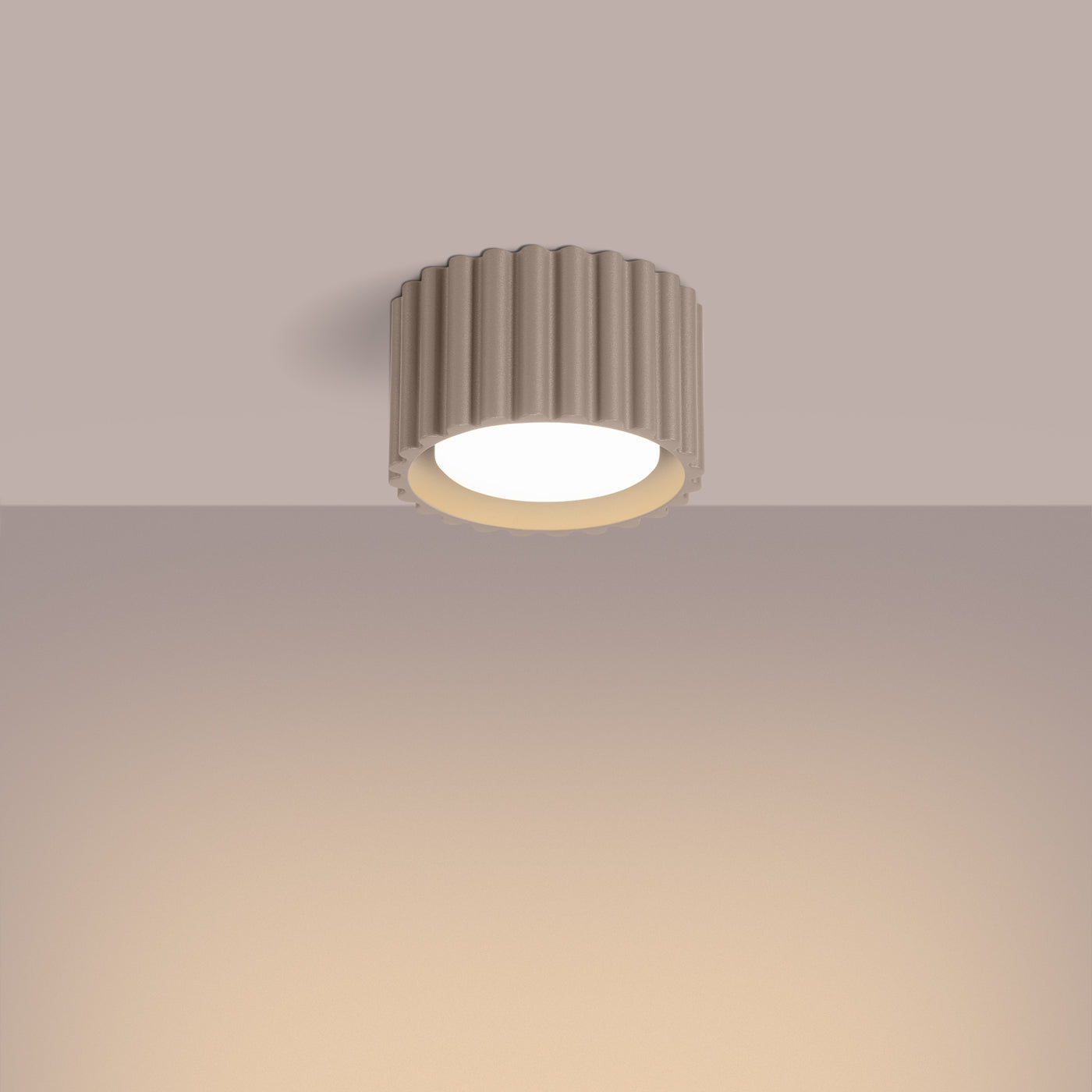 Deckenleuchte - Spot - Strahler AURA 1 taupe Gx53 Sollux Lighting
