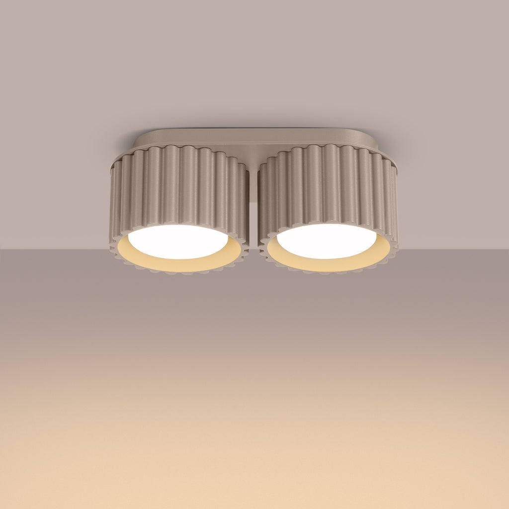 Deckenleuchte - Spot - Strahler AURA 2 taupe Gx53 Sollux Lighting