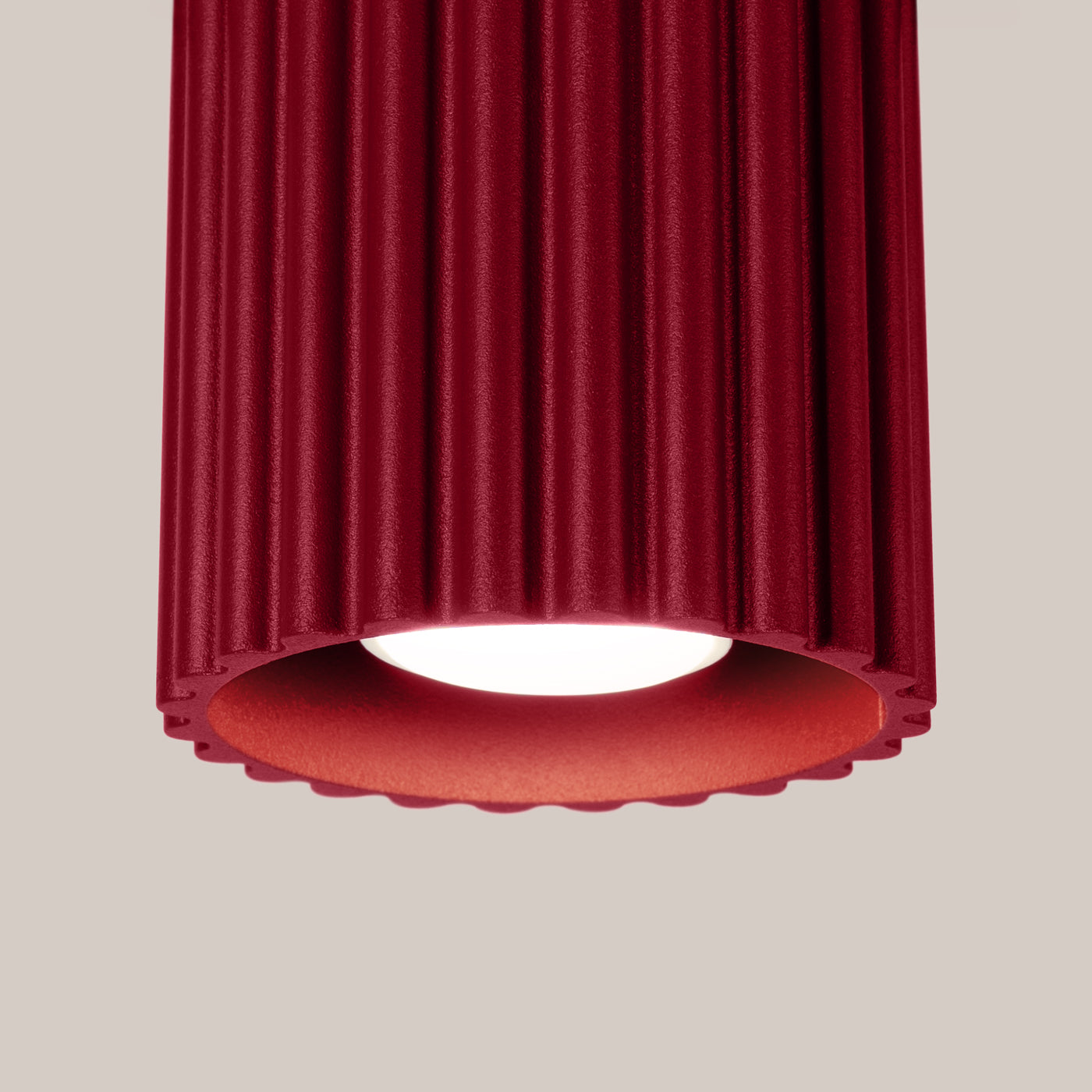 Deckenleuchte - Spot - Strahler AURA 1 burgunderrot GU10 Sollux Lighting