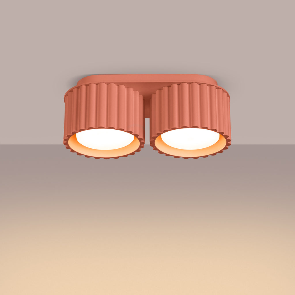 Deckenleuchte - Spot - Strahler AURA 2 apricot Gx53 Sollux Lighting