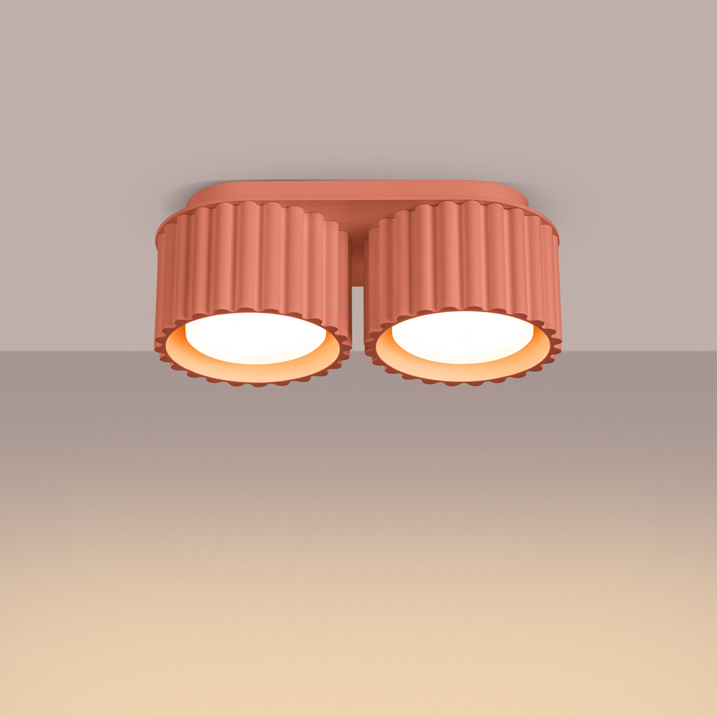 Deckenleuchte - Spot - Strahler AURA 2 apricot Gx53 Sollux Lighting