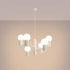 Pendelleuchte HALO 6 weiß Sollux Lighting