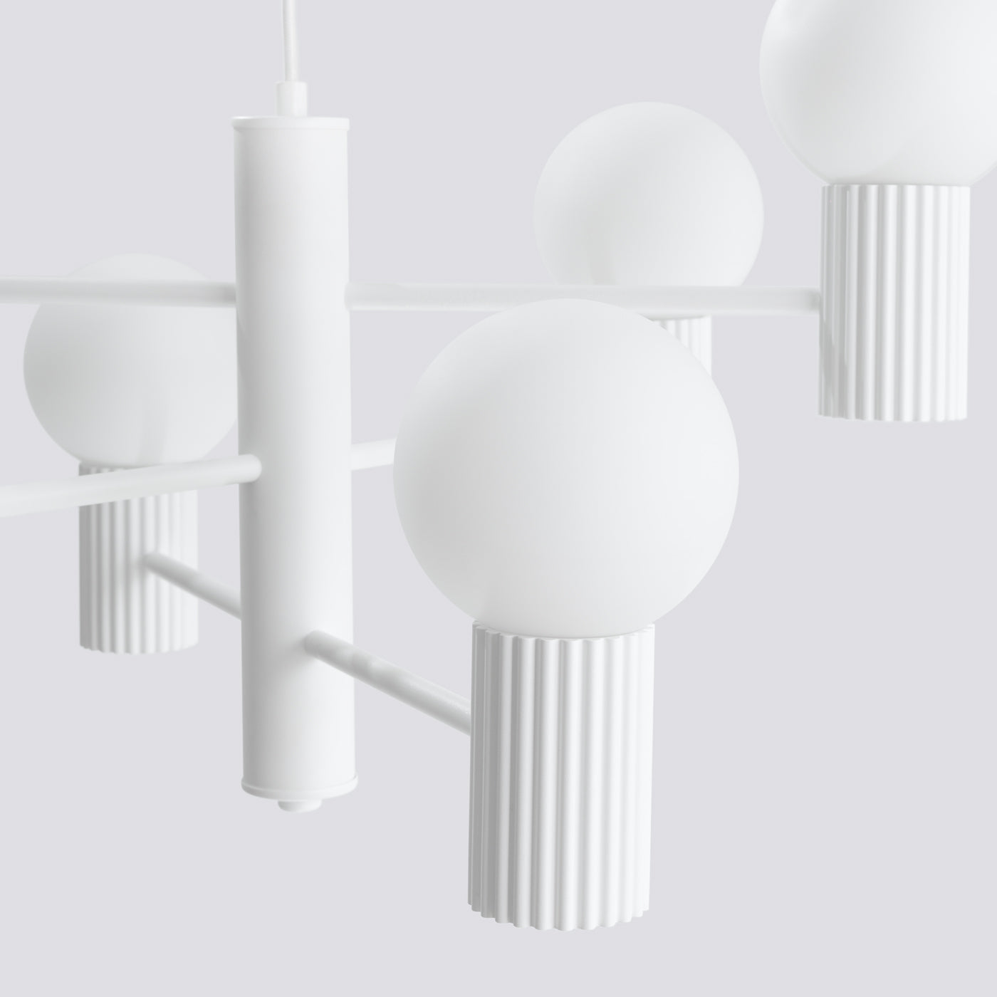 Pendelleuchte HALO 6 weiß Sollux Lighting