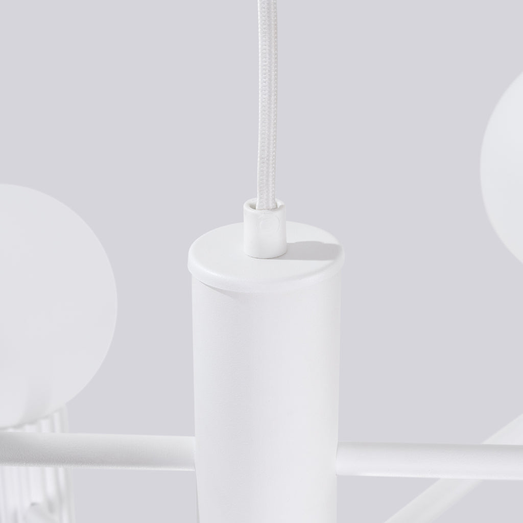 Pendelleuchte HALO 6 weiß Sollux Lighting