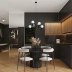 Pendelleuchte HALO 6 schwarz Sollux Lighting