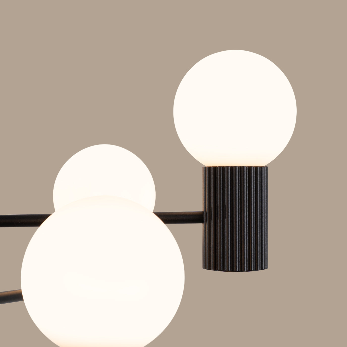 Pendelleuchte HALO 6 schwarz Sollux Lighting