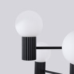 Pendelleuchte HALO 6 schwarz Sollux Lighting