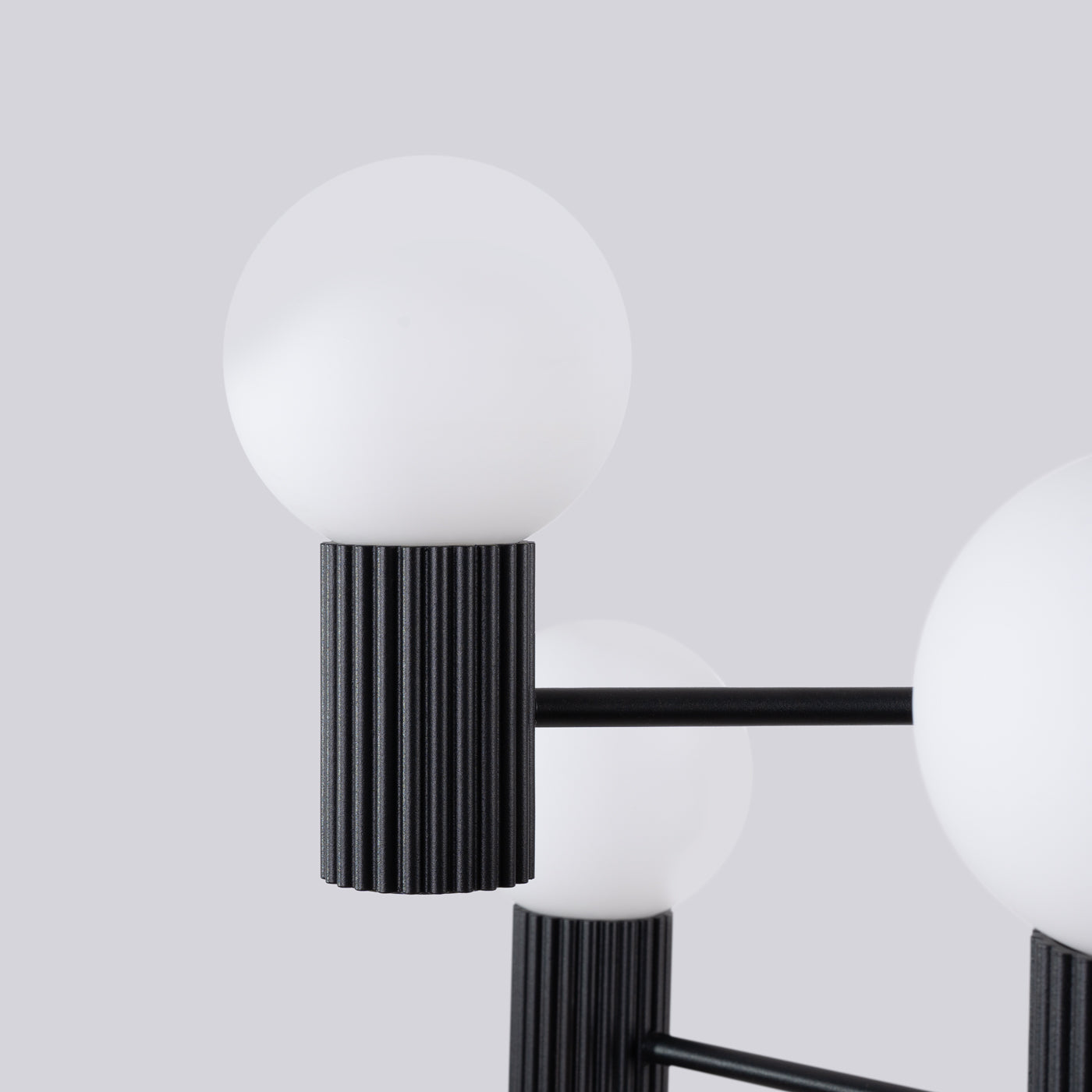 Pendelleuchte HALO 6 schwarz Sollux Lighting
