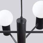 Pendelleuchte HALO 6 schwarz Sollux Lighting