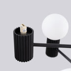 Pendelleuchte HALO 6 schwarz Sollux Lighting