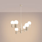 Pendelleuchte HALO 6 beige Sollux Lighting