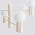 Pendelleuchte HALO 6 beige Sollux Lighting
