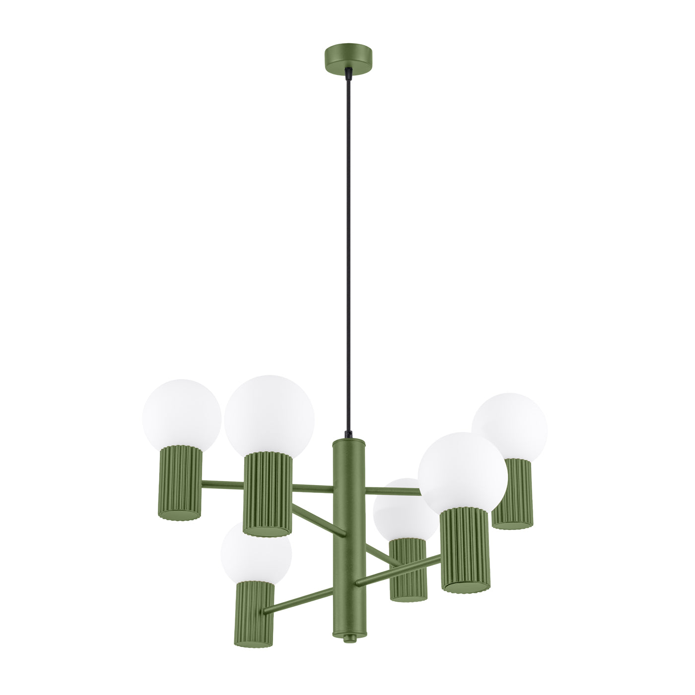 Pendelleuchte HALO 6 olivgrün Sollux Lighting