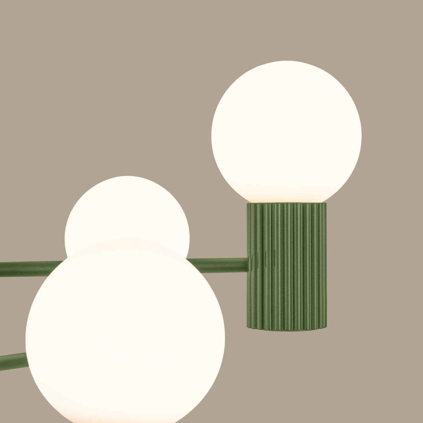 Pendelleuchte HALO 6 olivgrün Sollux Lighting