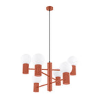 Pendelleuchte HALO 6 roter Ocker Sollux Lighting
