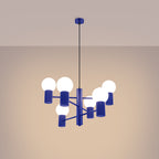 Pendelleuchte HALO 6 ultramarin Sollux Lighting