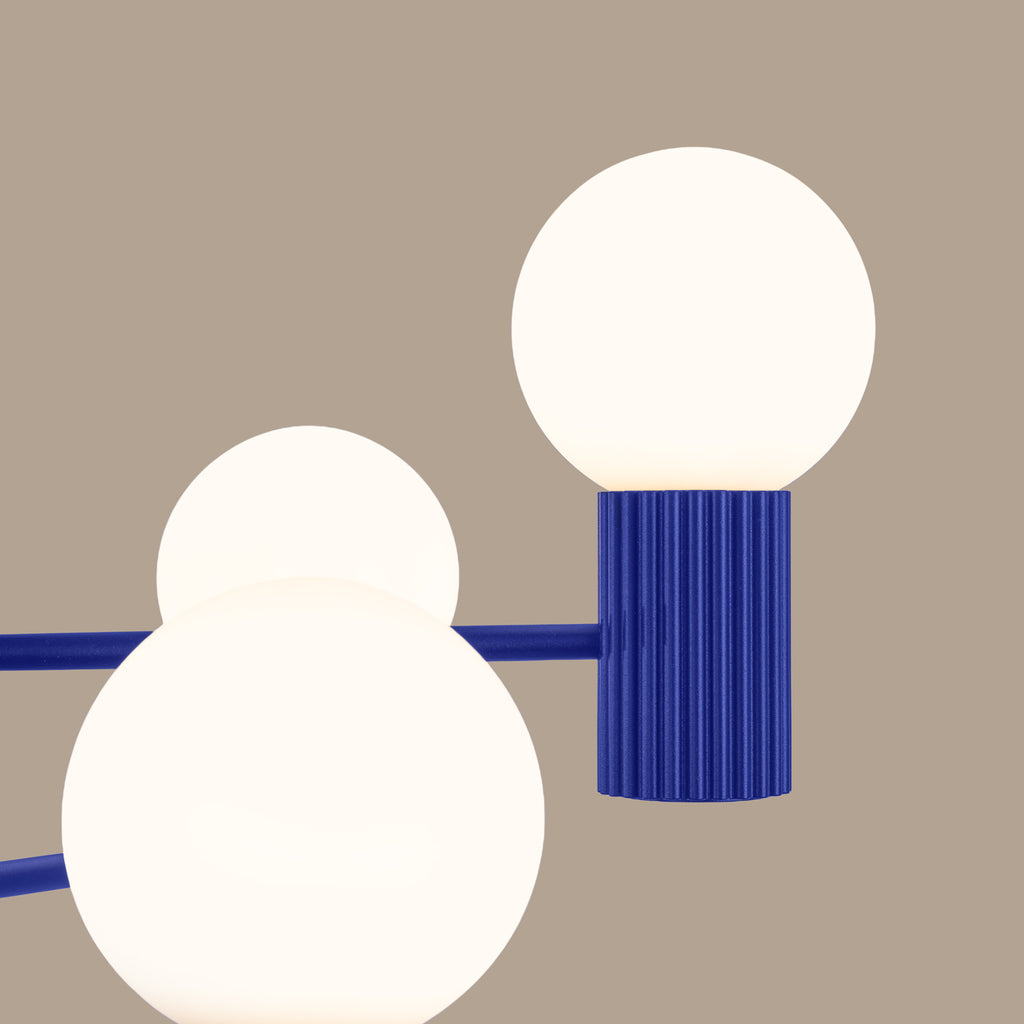 Pendelleuchte HALO 6 ultramarin Sollux Lighting