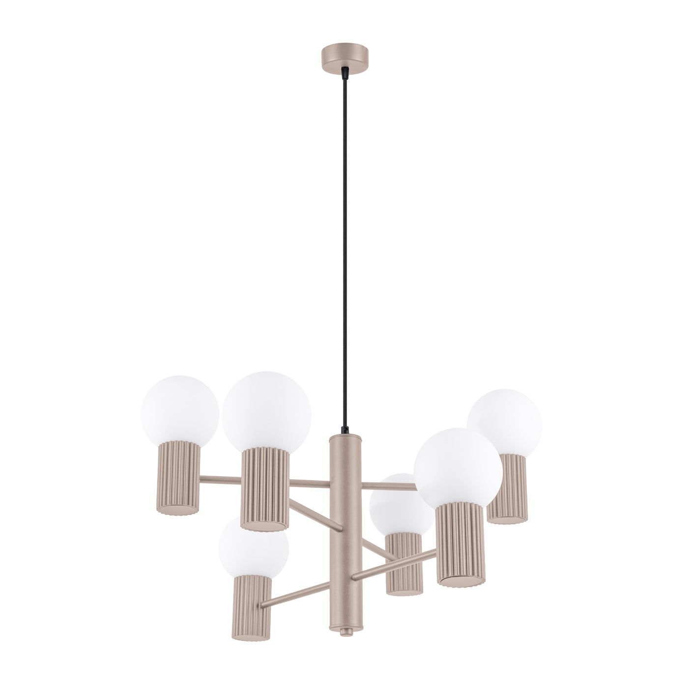 Pendelleuchte HALO 6 taupe Sollux Lighting