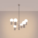 Pendelleuchte HALO 6 taupe Sollux Lighting