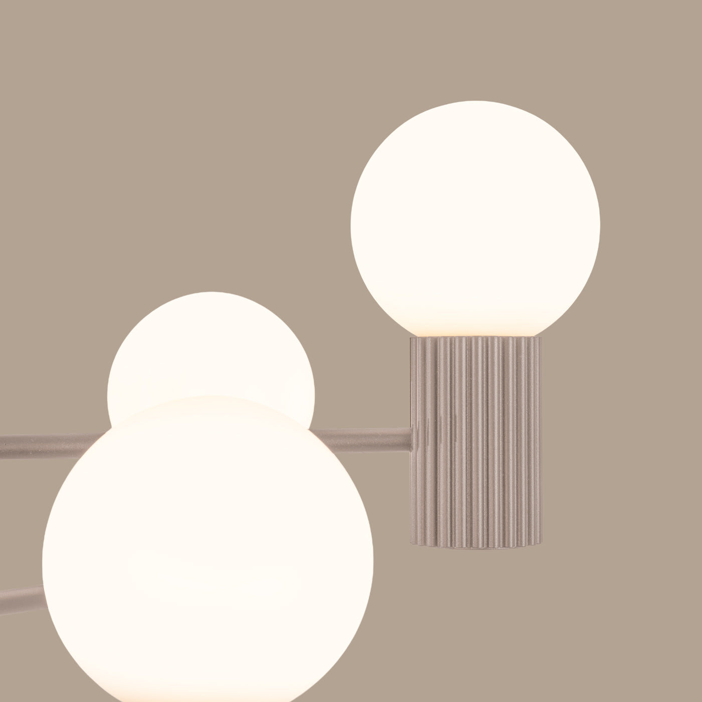 Pendelleuchte HALO 6 taupe Sollux Lighting