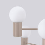 Pendelleuchte HALO 6 taupe Sollux Lighting