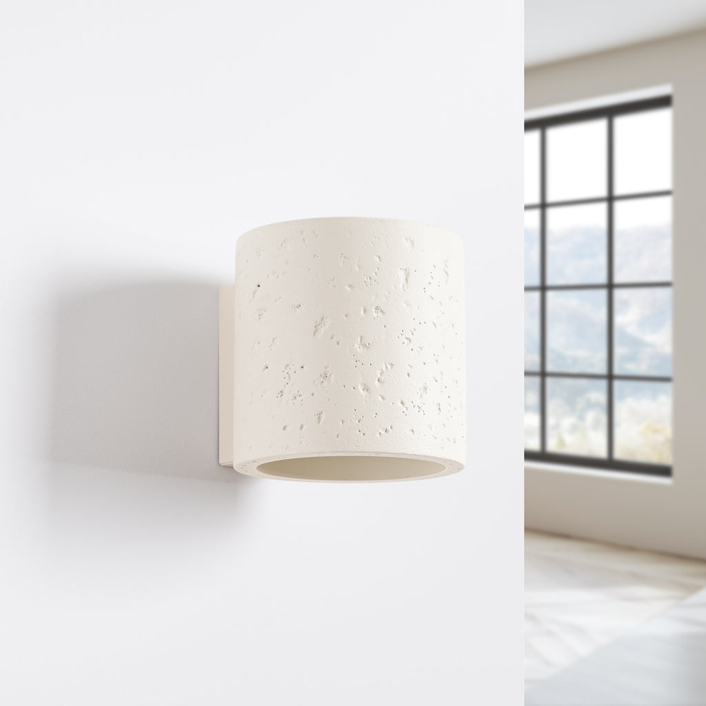 Wandleuchte ORBIS beton beige Sollux Lighting