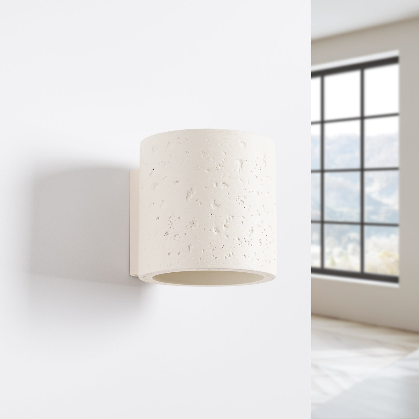 Wandleuchte ORBIS beton beige Sollux Lighting