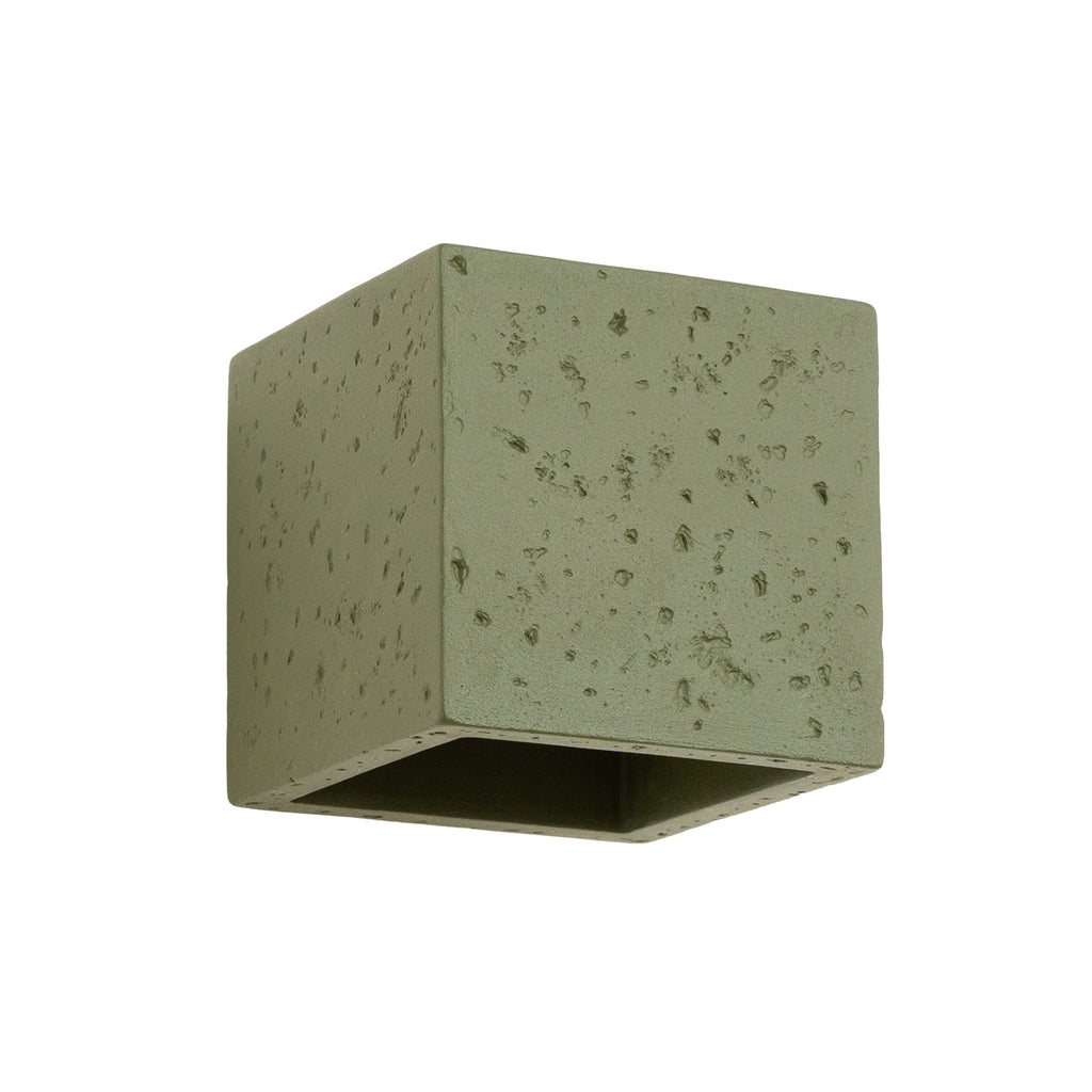 Wandleuchte QUAD beton olivgrün Sollux Lighting