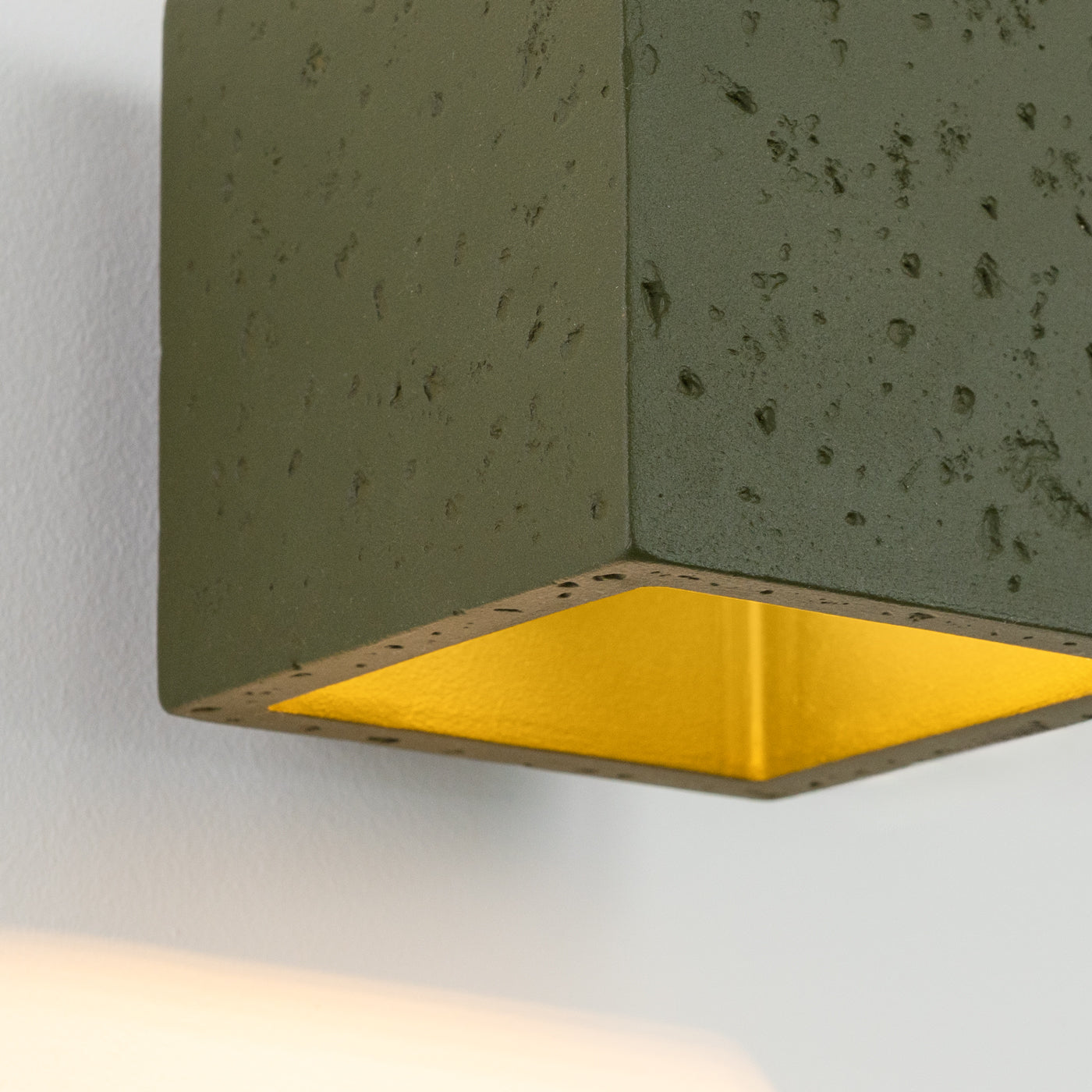 Wandleuchte QUAD beton olivgrün Sollux Lighting