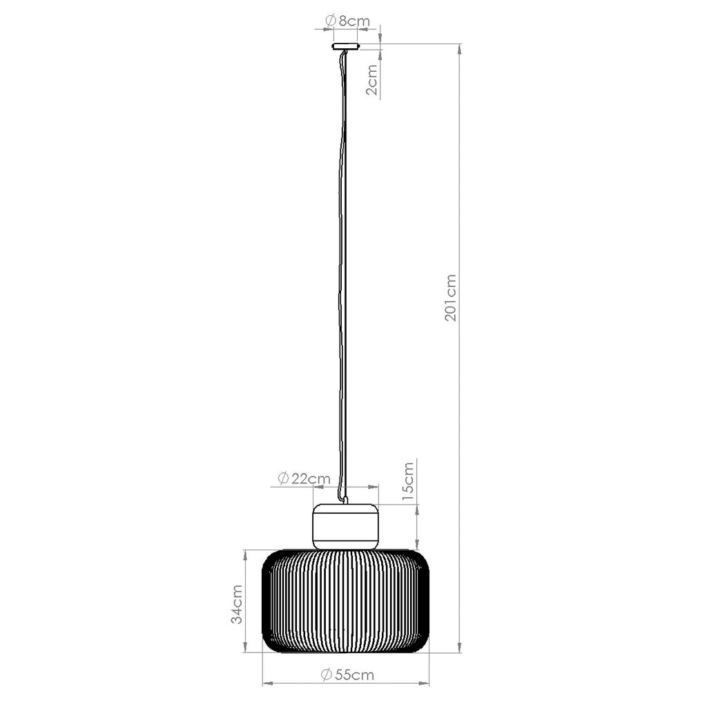 Pendelleuchte GABBIA 55 Sollux Lighting