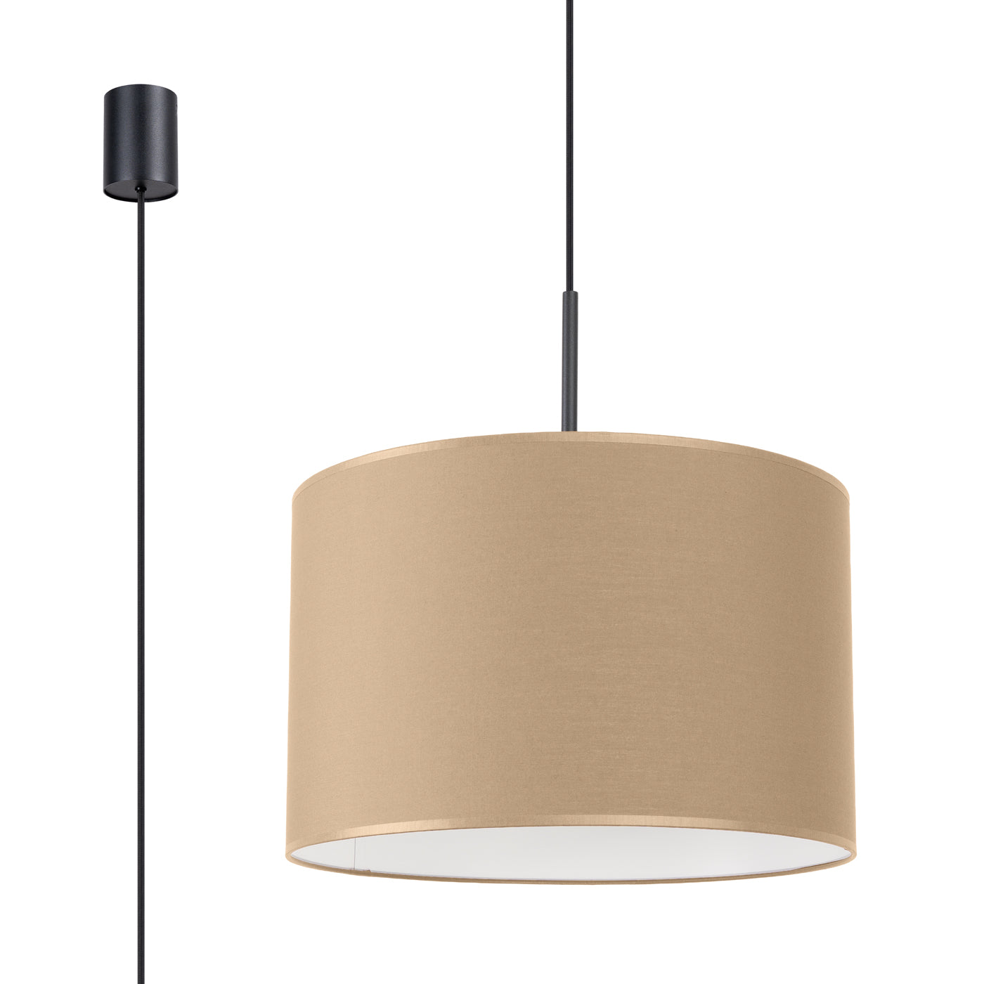 Pendelleuchte NEVIA beige Sollux Lighting