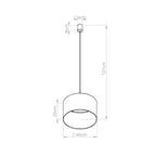 Pendelleuchte NEVIA beige Sollux Lighting