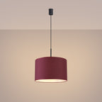 Pendelleuchte NEVIA burgunderrot Sollux Lighting