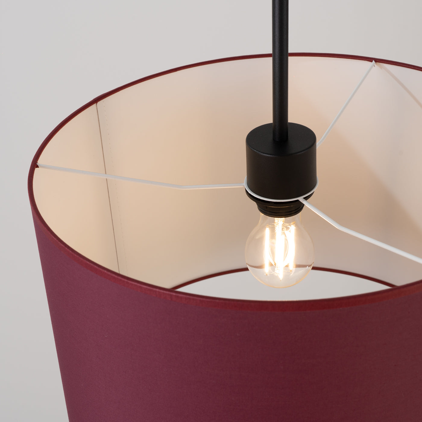 Pendelleuchte NEVIA burgunderrot Sollux Lighting