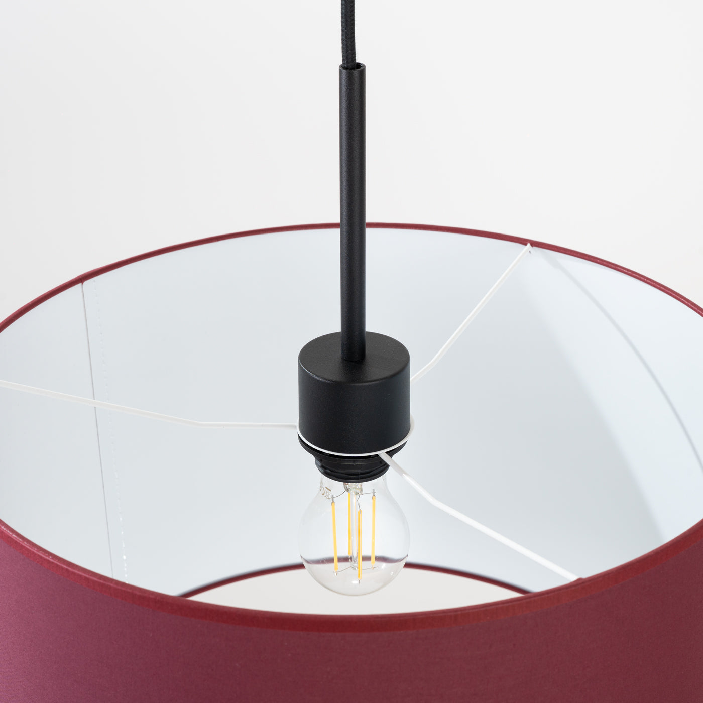 Pendelleuchte NEVIA burgunderrot Sollux Lighting