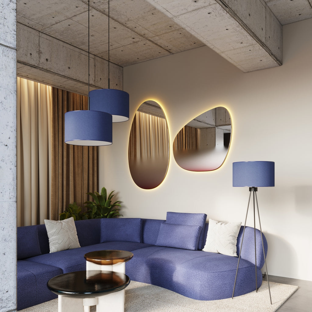 Stehleuchte NEVIA marineblau Sollux Lighting