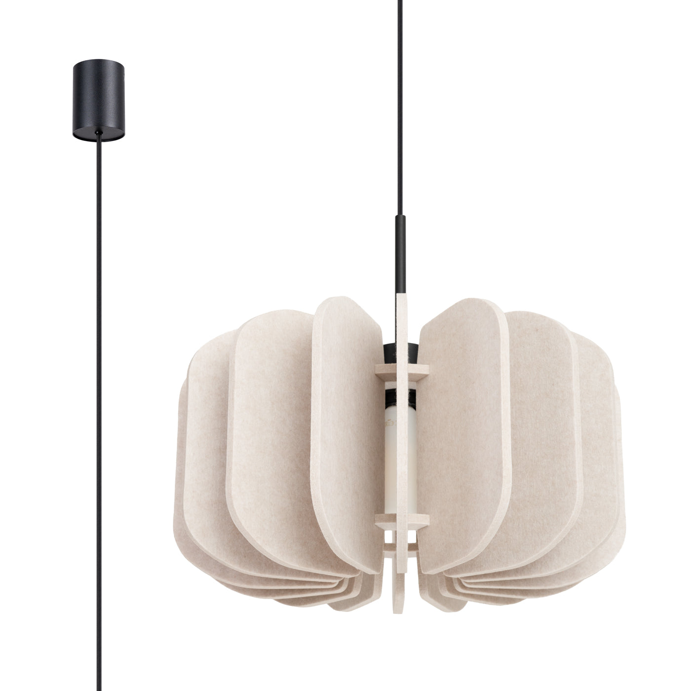 Pendelleuchte MULA 45 beige Sollux Lighting