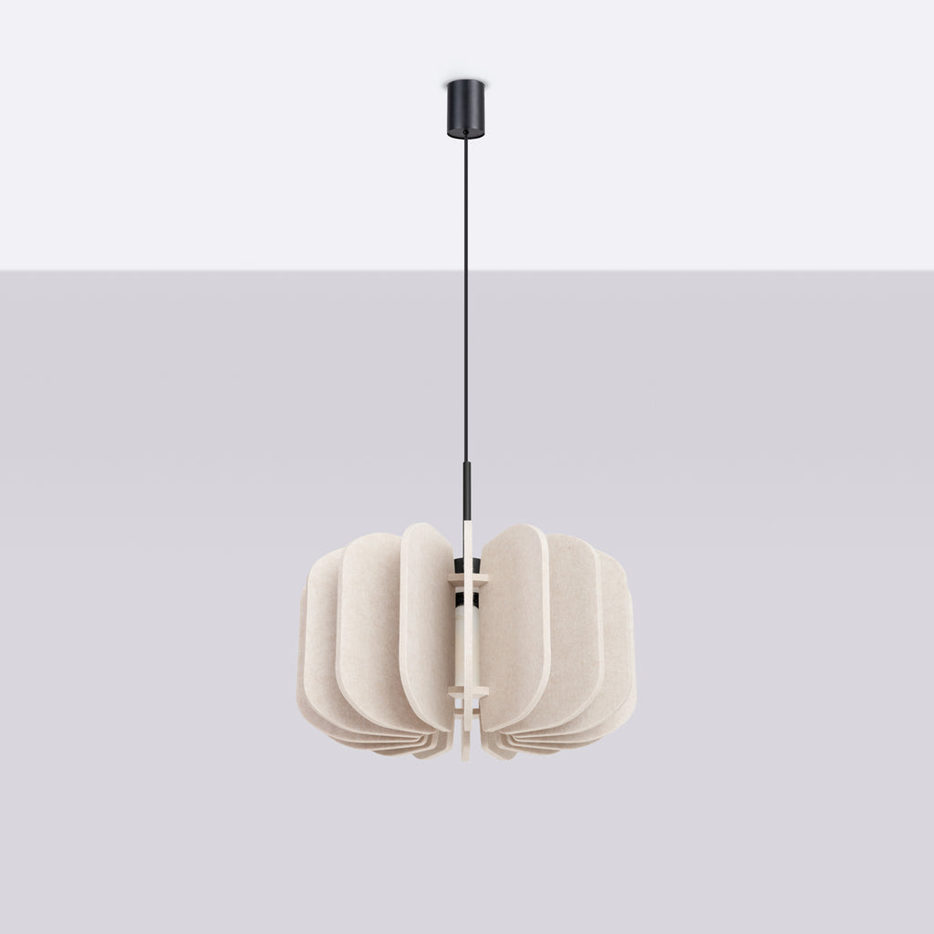 Pendelleuchte MULA 45 beige Sollux Lighting