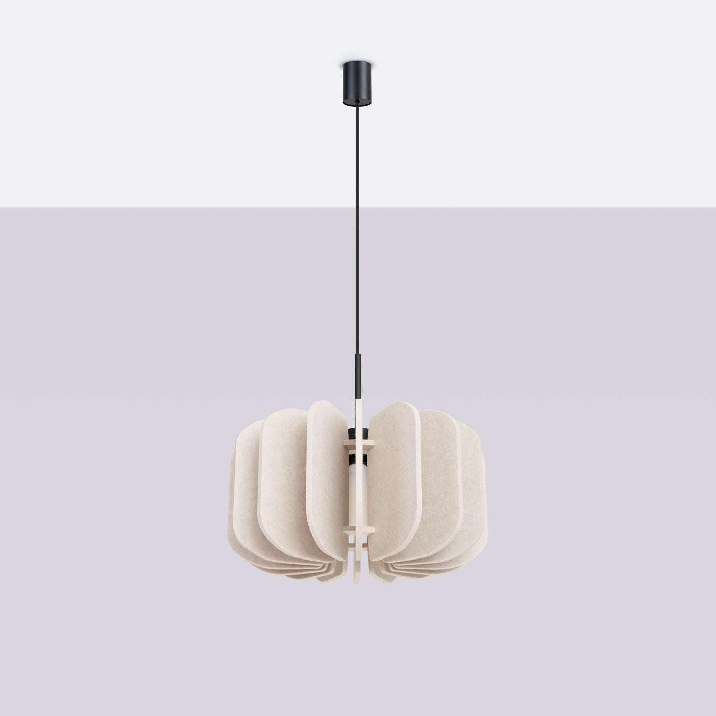 Pendelleuchte MULA 45 beige Sollux Lighting