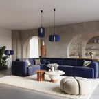 Stehleuchte MULA 45 marineblau Sollux Lighting
