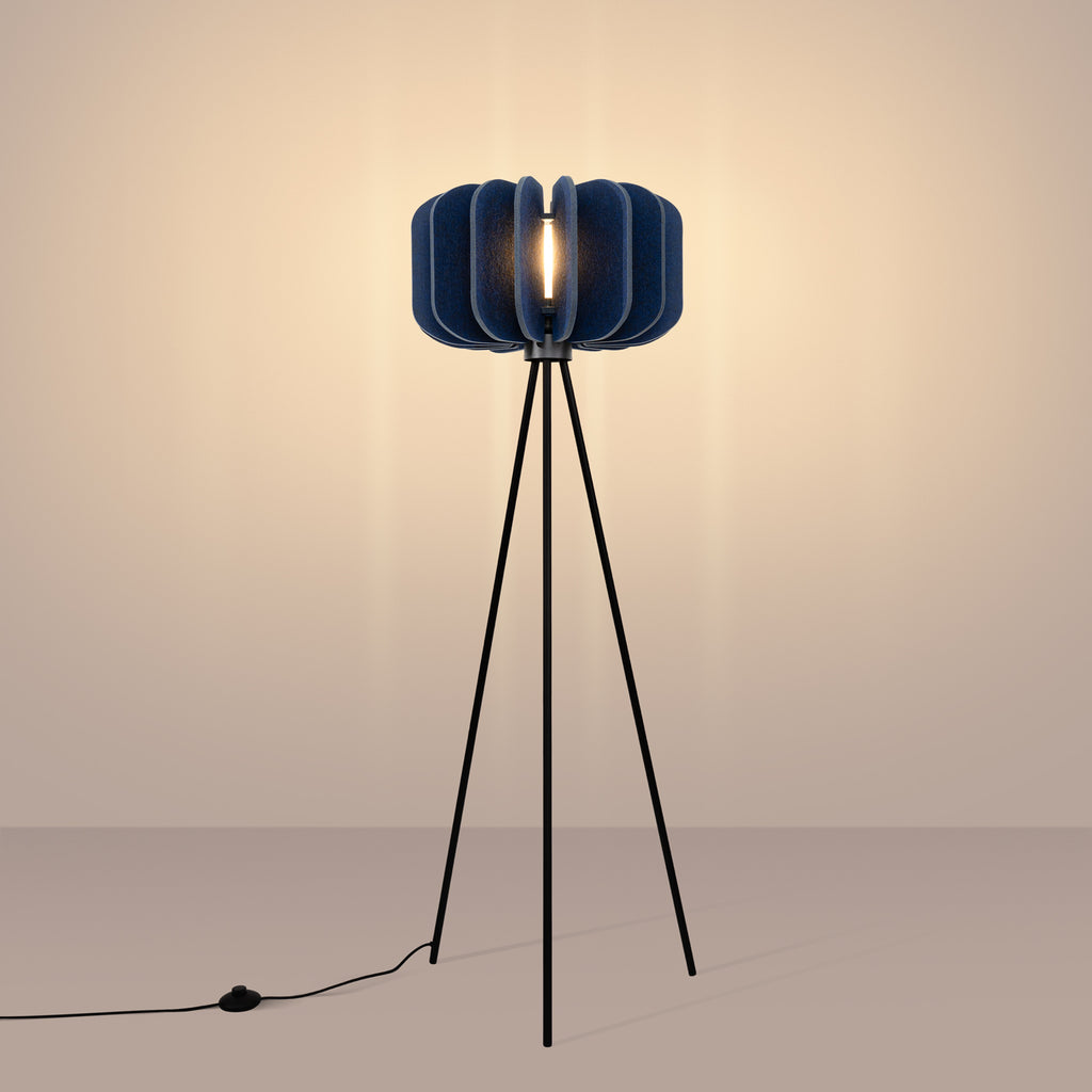 Stehleuchte MULA 45 marineblau Sollux Lighting