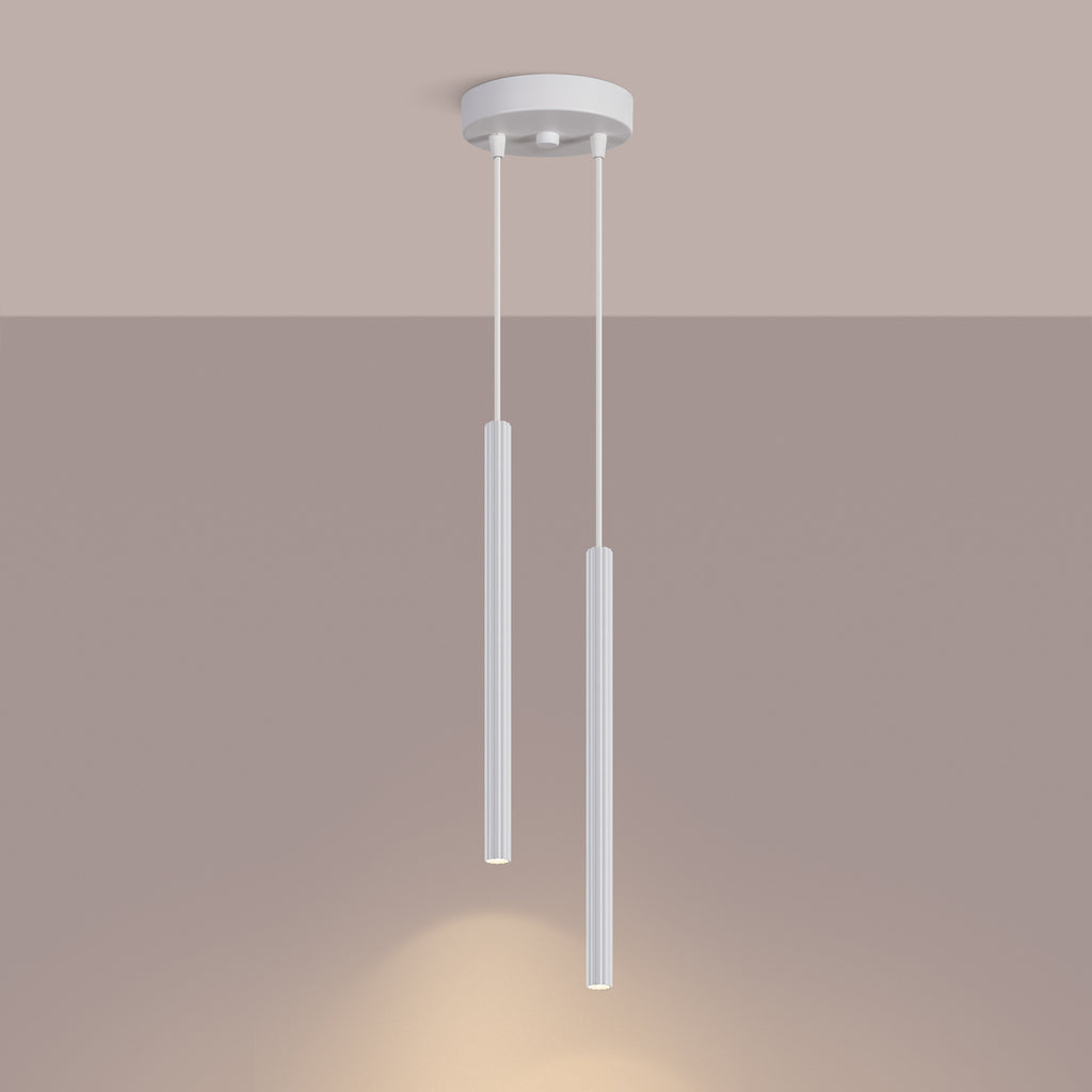 Pendelleuchte ARCHE 2P weiß Sollux Lighting