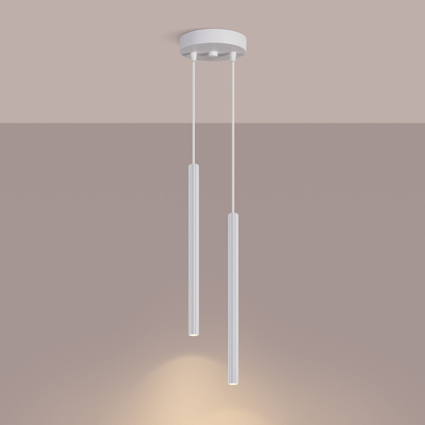 Pendelleuchte ARCHE 2P weiß Sollux Lighting