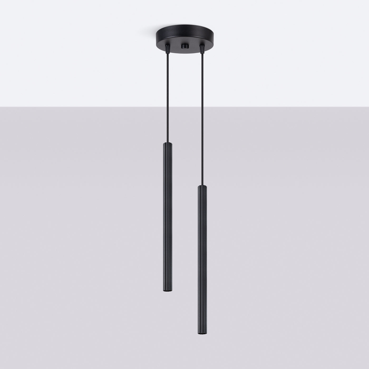 Pendelleuchte ARCHE 2P schwarz Sollux Lighting
