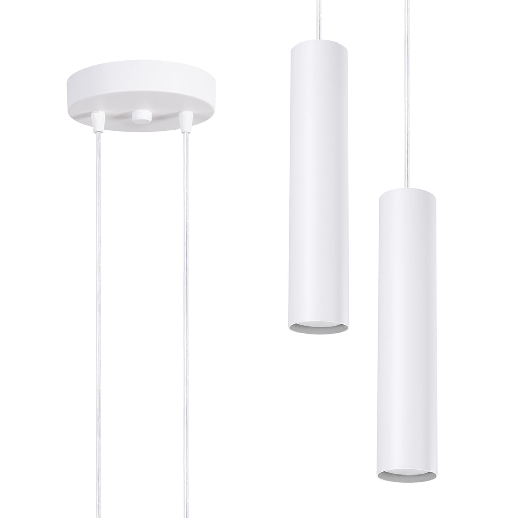 Pendelleuchte LAGOS 2P weiß Sollux Lighting