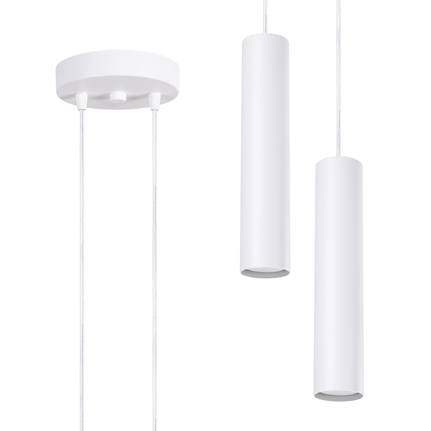 Pendelleuchte LAGOS 2P weiß Sollux Lighting