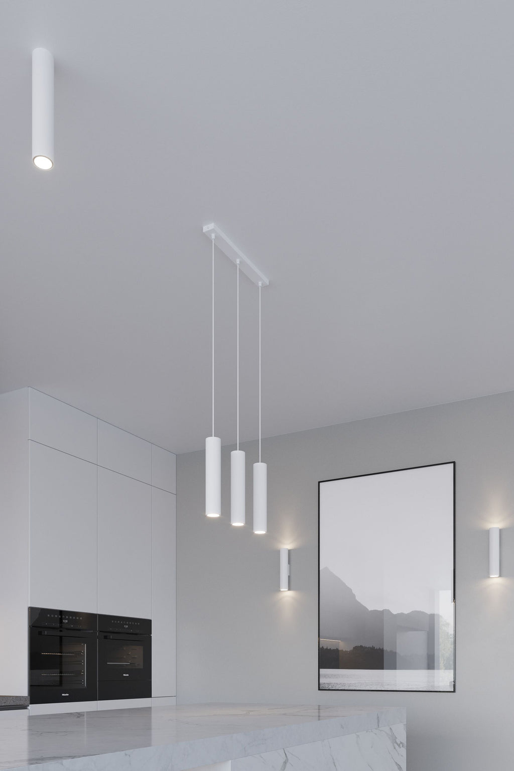 Pendelleuchte LAGOS 2P weiß Sollux Lighting
