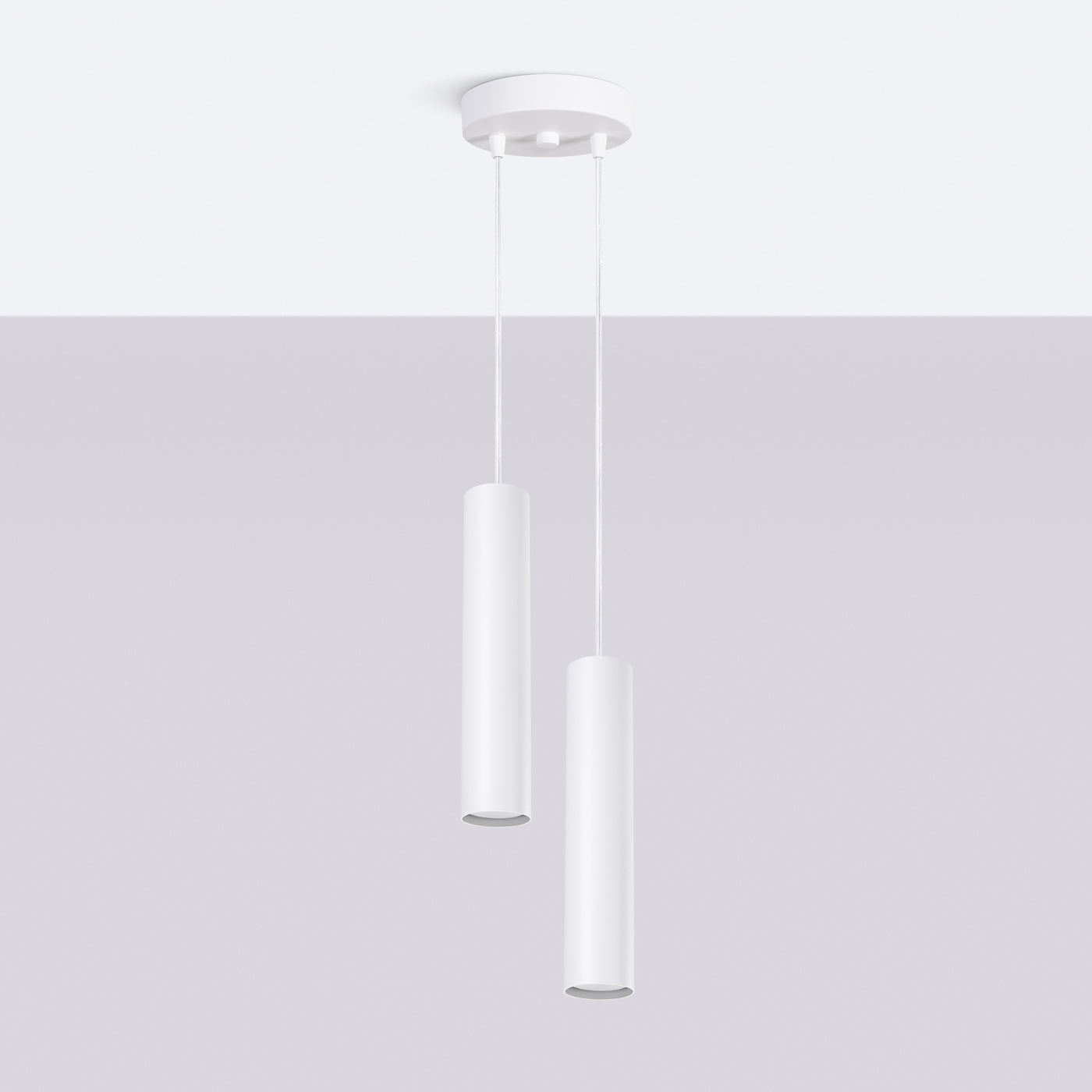 Pendelleuchte LAGOS 2P weiß Sollux Lighting